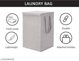 Laundry Basket Full Grey