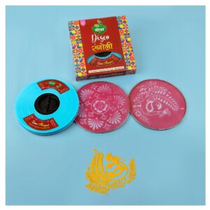 Tota Magic Disco Rangoli 8 Inch Stencil With Jali