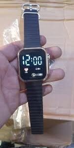 Ultra Big Number Electronic Black Digital Watch Boys Girls 7K2S7 Men Women Boys Girls