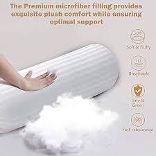 Jdx Microfibre Round Bolster Bed Sofa Diwan Pillow