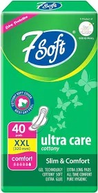 7 Soft Ultra Care Cottony Size Xxl 40 Pads
