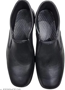Men Rubbed Shoes Black Colour Size 7