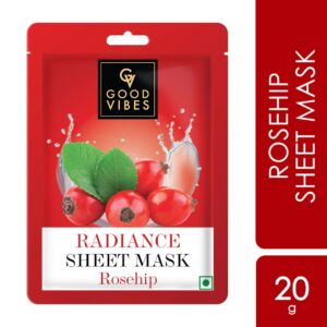 Good Vibes Rosehip Radiance Sheet Mask 20Gm