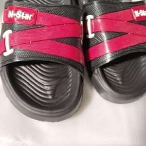 Black And Brown Color Slippers For Men Size 8