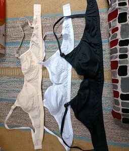 Women Non Padded Regular Bra White Black Light Pink Size 34 To 85