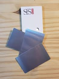 Uxcell Blank Metal Business Card 66X45X0 . 8Mm Aluminum Plate Printing Engraving Black 6