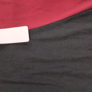 Ausk Men Shirt Cotton Color Black Maroon Size L