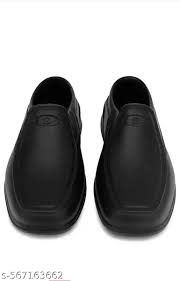 Black Color Rubber Shoes For Men Size 9