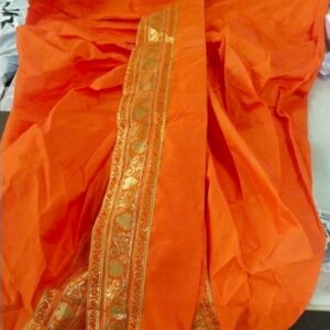 Women Orange Printed Colour Fancy Dhoti Size Xxl