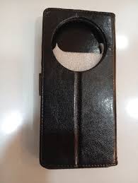 Edmi A4 5G Poco C75 5G 14C 5G Poco M7 Flip Cover Leather Finish Protection Flip Case Black