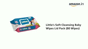 Littles Soft Cleansing Baby Wipes 80 Pcs