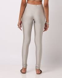 AVAASA MIX N MATCH Leggings with Elasticated Waist For Women size 81cm colour grey