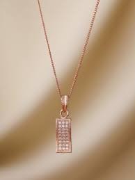 Priyaasi Womens Dazzling Necklace Adorned with Exquisite Pendant Brilliance