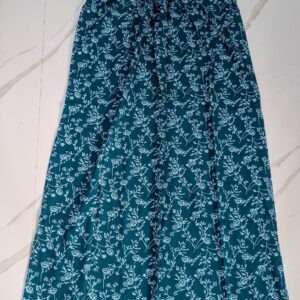 Private Lable Women Printed Round Neck Cotton Nightgown multi colour size L