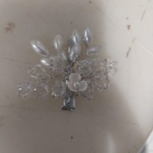 Private Lable Pearlwing Hair Clip for girls white colour