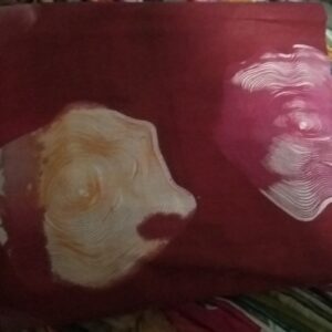 Private Lable Women Cotton Printed Salwar Sut Fabric Brown Colour