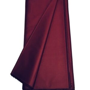 Private Lable Womens Cotton Silk Unstitched Fabric by Meter for Sewing Suit Salwar Maroon Colour