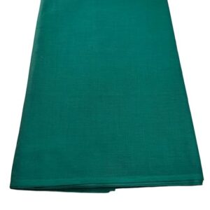 Private Lable Women Cotton Lining Fabric for Dress Materials Green Colour un stiching