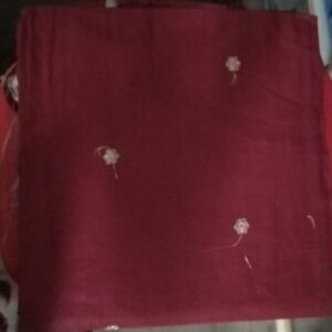 Private Lable Women Cotton Canvas Fabric Salwar Sut red Colour Hun Stiching