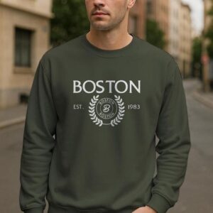 VCANEE Round Neck Sweatshirt for men green colour size S