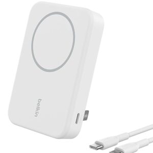 Belkin Qi2 10000 mAh Magsafe Wireless Power Bank 15W Wireless Fast Charging White Colour