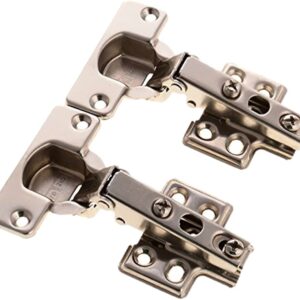 Ebco Concealed Auto Hinges for Modern Furniture Normal 0 Crank 1 Pair with Screws