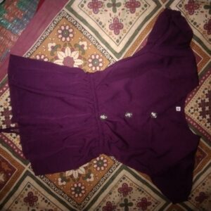 Private Lable Kids Girls beautiful top Dark Parpal Colour Size 30