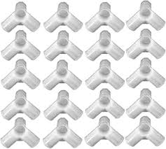 Private Lable 3pole and 4 pole pp connector White Pack of 20