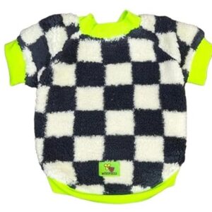 Woofiezz Cozy Checkered Winter Sweater for Dogs green Size S