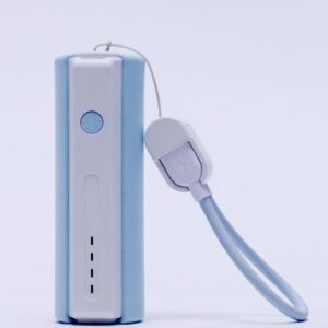 Private Lable 10000 mah power bank High speed charge Holder PB33 blue and white colour