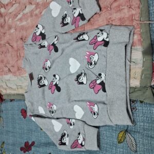 Mimmy kids girls clothing set grey colour size M