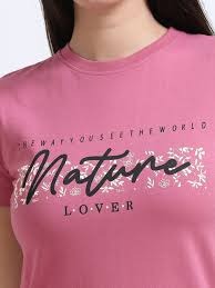 The Spooky Bee Women Nightdress Pink colour size XL