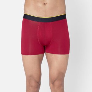 Bummer Micro Modal Trunks Underwear for Men red color size L