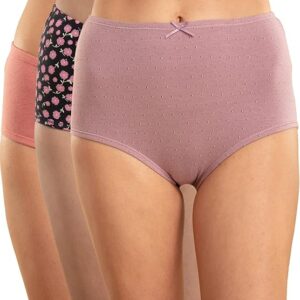 NYKD NYP104 Anti Odor Breathable Cotton Panty Set for Women multicolor pack of 3 size S