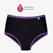 Superbottoms black maxabsorb period underwear size L