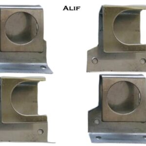 Private Lable Universal Curtain Pipe Bracket 25mm 2 Pair Stainless Steel