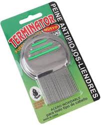 Private Lable Stainless Steel Lice Treatment Comb For Head Lice Lice Egg Removal Comb