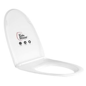 KOHLER REACH Round Antimicrobial Quiet Close UF toilet Slim Seat Cover White colour