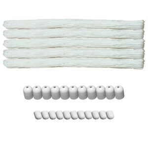 Rainbow Drywell 5 Nylon Ropes 11 ABS Pipe caps and 11 Rope Caps for Luxury Individual Drop Down Ceiling Cloth Dryer Model White