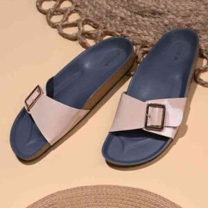 Rocia Women Open Toe Flats with Buckles Size 36