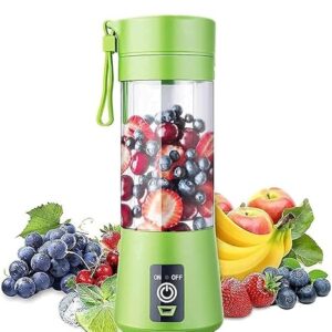 Private Lable Portable Juicer Mixer Blender For Smoothies Juices Mini Bottle Juicer Blender Smoothie Shaker green Rechargeable