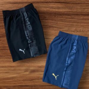 Cello Printed Nylon Mens Replica Puma Shorts Size M Blue Colour