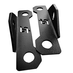 Private Lable Streetsc Shadow Mount Rear Indicator Clamps for Royal Enfield Twins Matte Black Steel 2 Pieces
