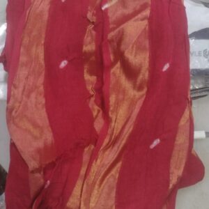 Private Lable Women Dupatta red colour pack of 1
