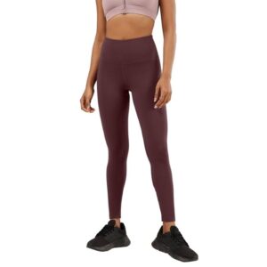 BlissClub The Ultimate Leggings Lite Ankle Length Tights for Women purpal colour size L