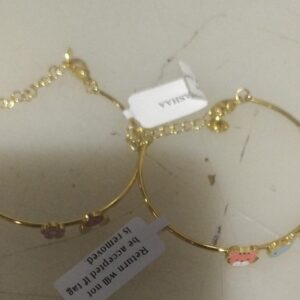 Private Lable Trendy Rose gold Trending Stylish Bracelet For Women And Girls Pack of 2