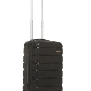 Teakwood Hard Cabin Trolley Bag Small 55 CM Black