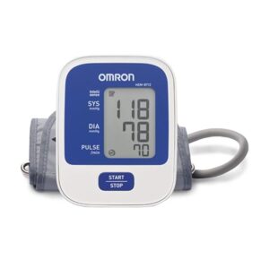 Omron HEM8712 Blood Pressure Monitor White And Blue