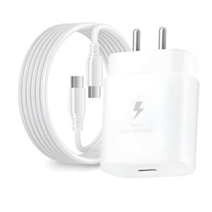 Mi Xiaomi 45W PD Fast Charger 4 Plus Charger Original Like Adapter Type c Cable WHite Colour