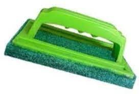Private Lable Daily Fest Tile Cleaning Multipurpose Scrubber Brush With Handle Green